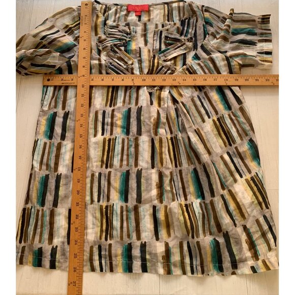 LAVIA Sempione Multicolored Tunic Top SZ 40 Made In Italy - Picture 11 of 11